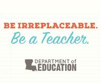 Be Irreplaceable. Be A Teacher. 300x250 Web Banner