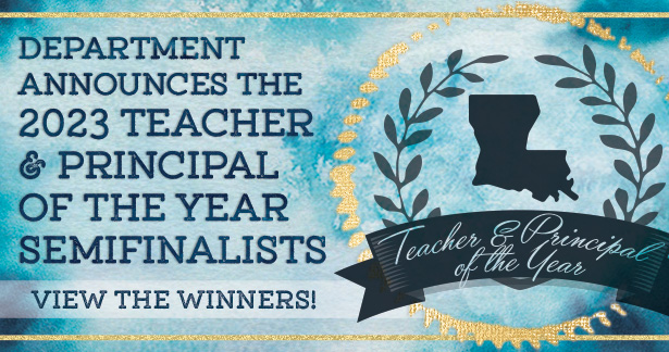 Department announces the 2023 Teacher and Principal of the Year Semifinalists - View the winners!