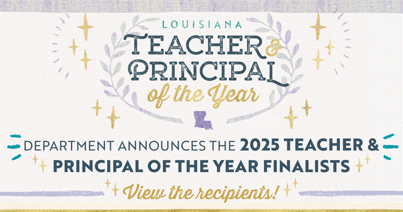 Department announces the 2025 Teacher & Principal of the Year Finalists - view the recipients!