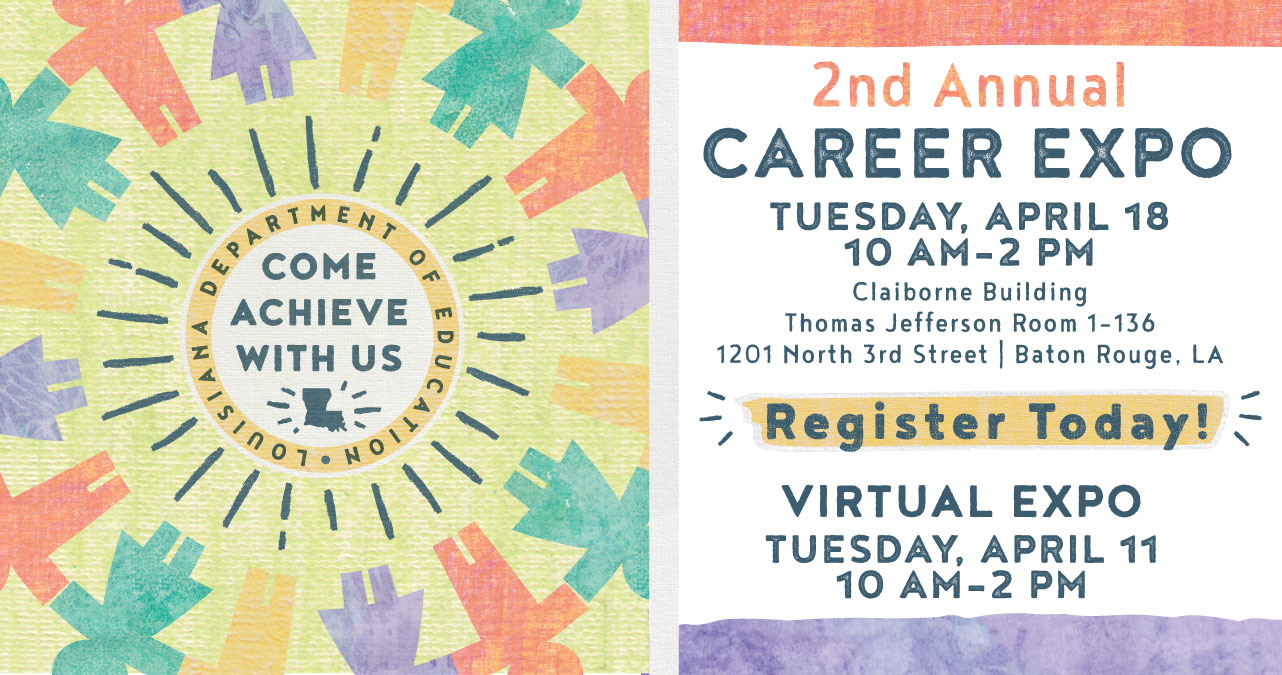 2nd Annual Career Expo Tuesady, April 18, 10-2 | Virtual Expo Tuesday, April 11, 10-2 | Register Today!
